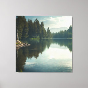 Toile Le Lac Tranquille