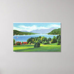 Toile Le lac Whiteface Mt dans la distance