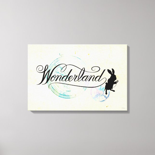 Toile Le lapin blanc | Wonderland 2 (Recto)