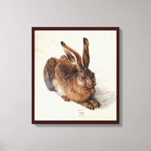 Toile LE LAPIN ( Jeune Lièvre ) (Recto)