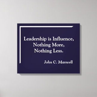Toile Le leadership est influence Tableaux minimalistes