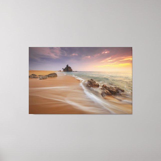 Toile Le littoral de la plage | Nature Photography | Pay (Recto)