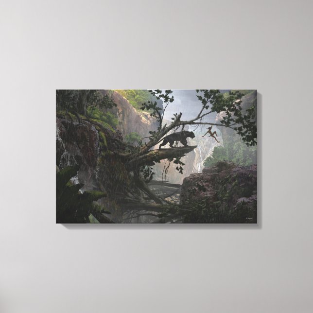 Toile Le livre de la jungle | Mystère de la Jungle (Recto)