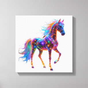 Toile Le majestueux Neon Horse