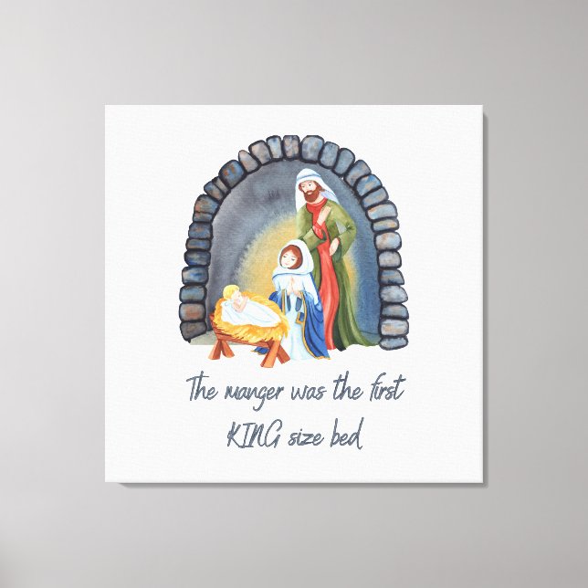 Toile Le Manger est le lit du premier roi (Recto)
