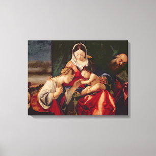 Toile Le mariage mystique de Sainte Catherine, 1505/8