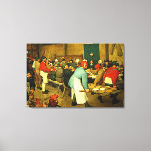 Toile Le Mariage paysan de Pieter Bruegel (1568)