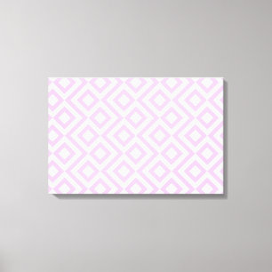 Toile Le méandre rose et blanc