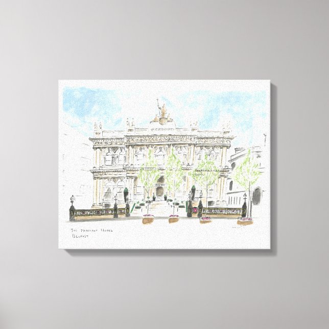 Toile Le Merchant Hotel Belfast (Recto)