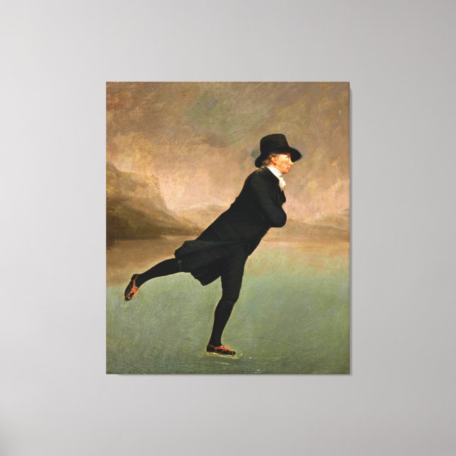 Toile Le ministre du patinage par Henry Raeburn (vers 17 (Recto)