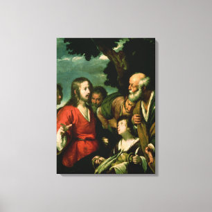 Toile Le miracle des pains et des poissons, c.1630