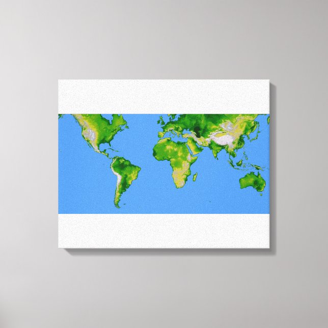 Toile Le monde (Recto)