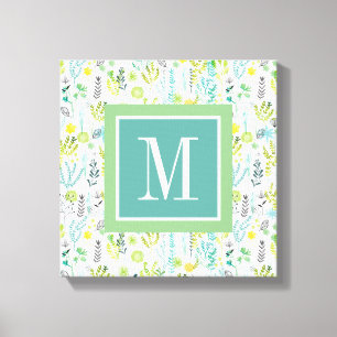Toile Le monogramme   sauvage et modèlent librement