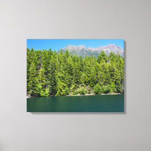 Toile Le mont Elinor et le lac Cushman