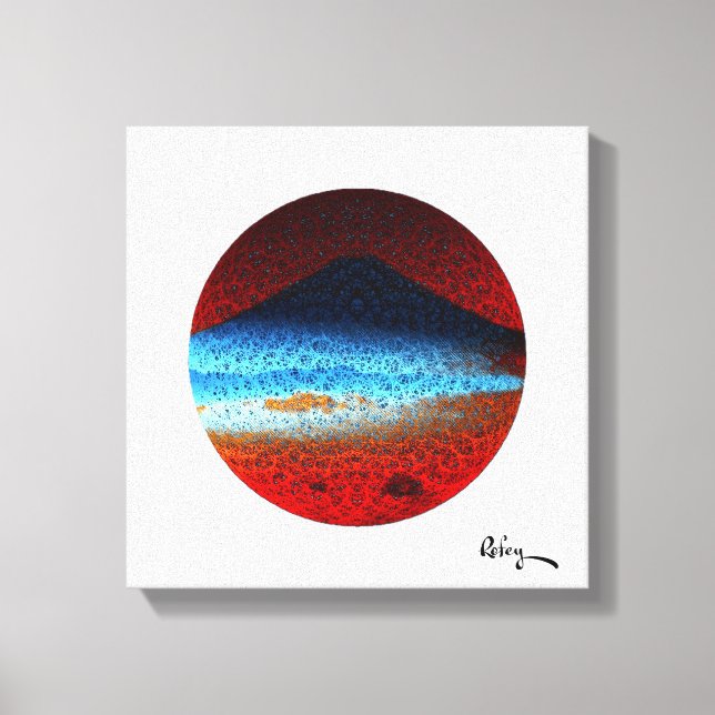 Toile Le Mont Fuji II par Rofey (Recto)