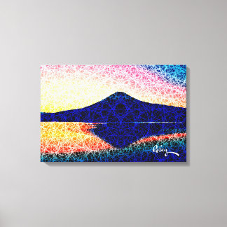 Toile Le Mont Fuji IV par Rofey