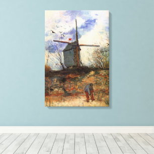 Toile Le Moulin de la Galette par Vincent van Gogh