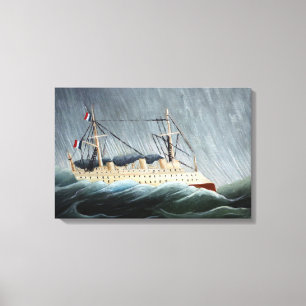 Toile Le navire dans la tempête   Henri Rousseau