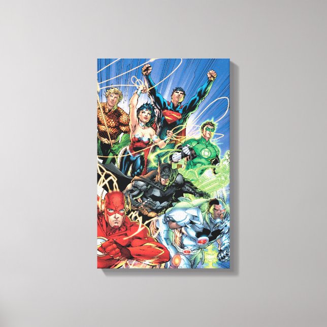 Toile Le New 52 - Justice League #1 (Recto)