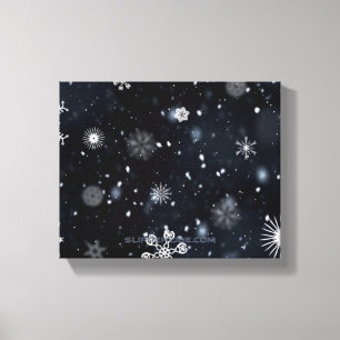 Toile Le Noël de SlipperyJoe, hiver magique paisible à