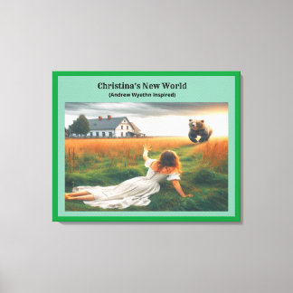 Toile Le nouveau monde de Christina