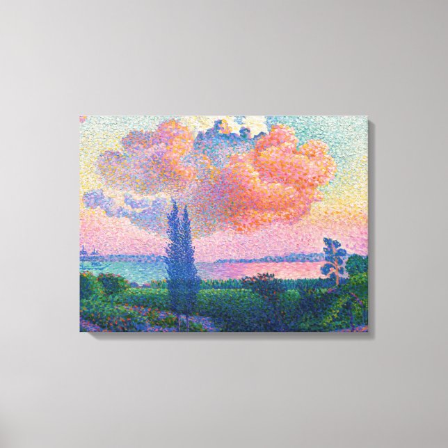 Toile Le nuage rose, tableau de Henri E. Cross, (Recto)