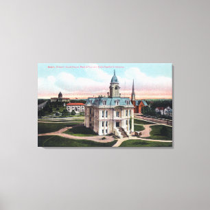 Toile Le palais de justice, bureau de poste, bâtiment d