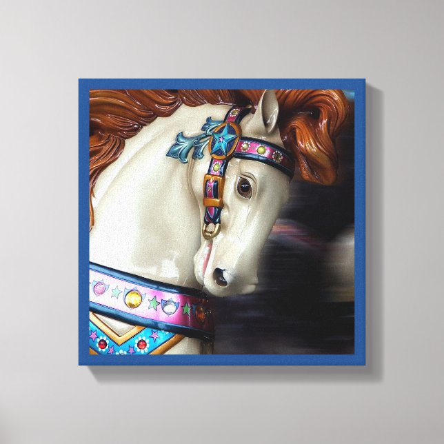 Toile Le parc d'attractions Joyal-go-round de Cheval pei (Recto)