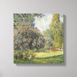 Toile Le Parc Monceau - Claude Monet