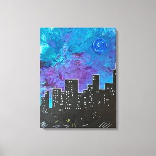 Toile Le paysage urbain de Michael