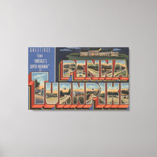 Toile Le péage de la Pennsylvanie - Pennsylvanie