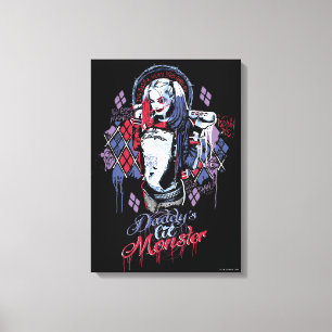 Toile Le peloton de suicide   Harley Quinn a encré le