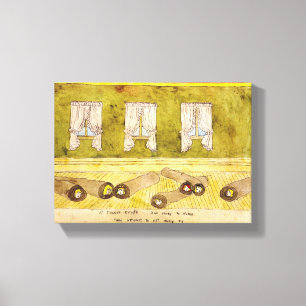 Toile Le petit pain d'Evans eux-mêmes en couvertures de