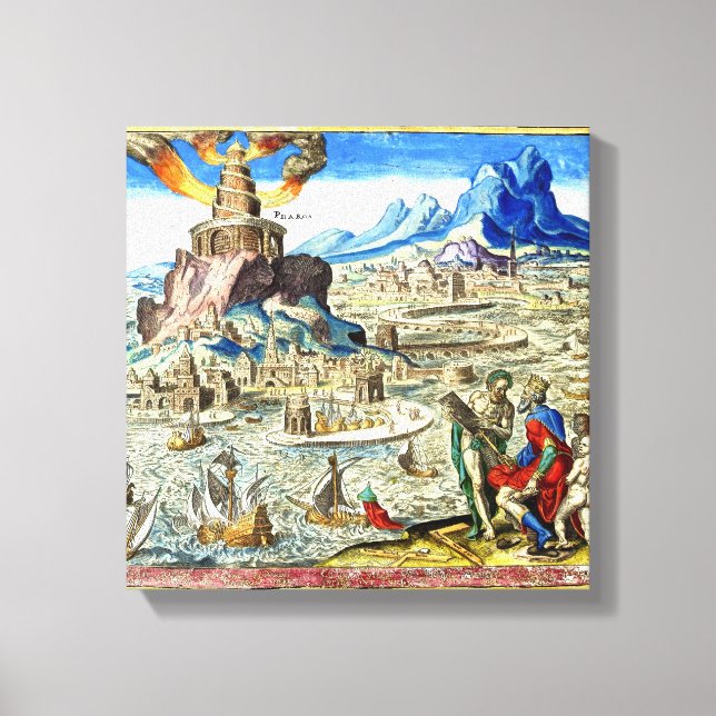 Toile Le phare d'Alexandrie (Recto)