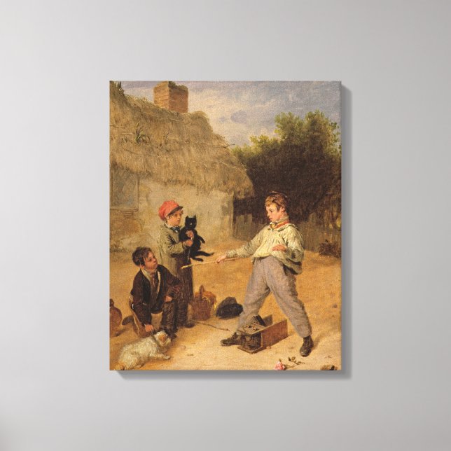 Toile Le piège à rats (huile sur panneau) (Recto)