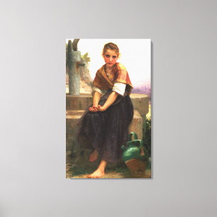 Toile Le Pitcher brisé par William-Adolphe Bouguereau