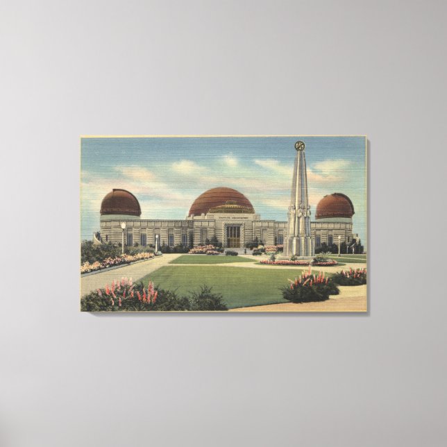 Toile Le Planétarium du parc Griffith (Recto)