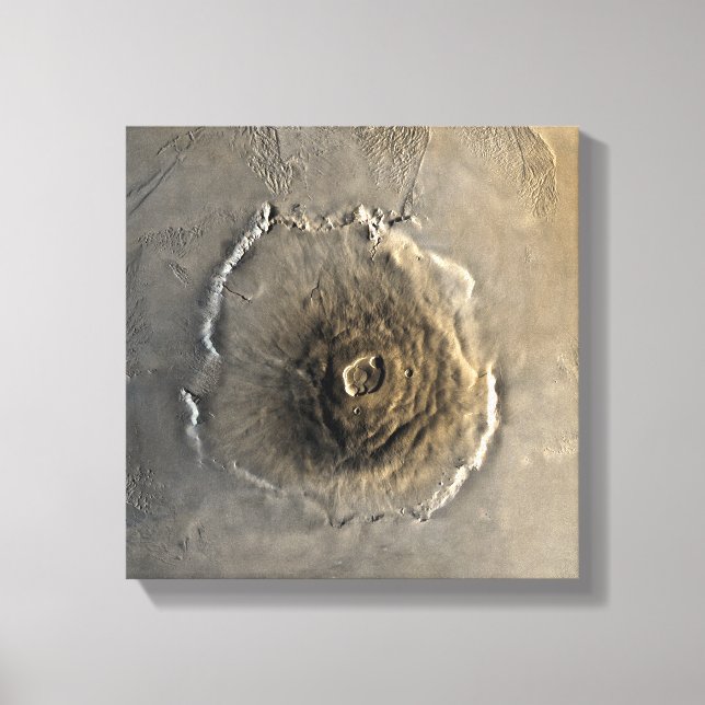 Toile Le plus grand volcan connu du système solaire (Recto)