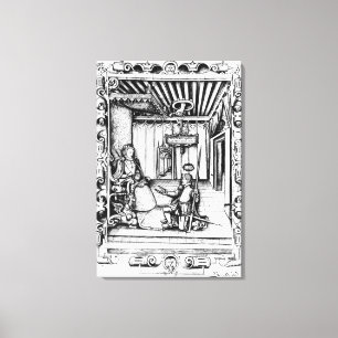 Toile Le poète George Gascoigne