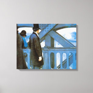 Toile Le Pont de l'Europe par Gustave Caillebotte