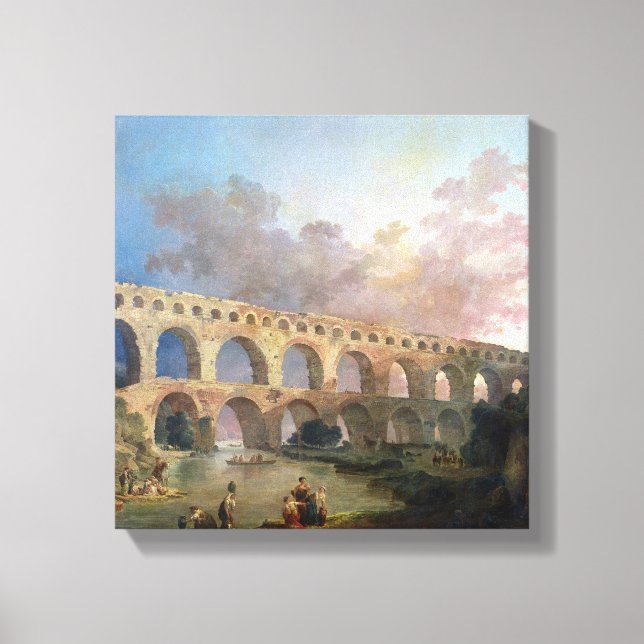 Toile Le Pont du Gard, Nîmes, c.1786 (Recto)