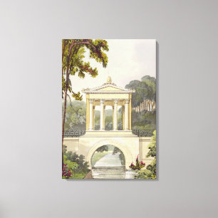 Toile Le pont en temple, dépôt d'Ackermann du 'de