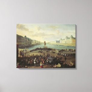 Toile Le Pont Neuf, Paris, 1665-69