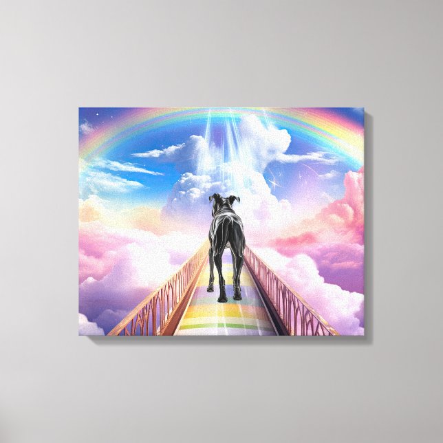 Toile "Le pont Rainbow" (Recto)