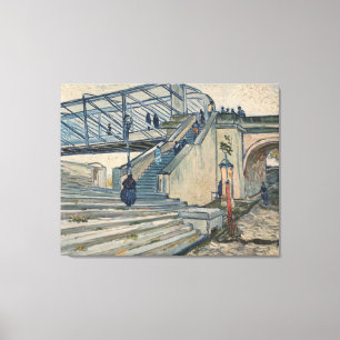 Toile Le pont Trinquetaille de Van Gogh, Arles (1888)