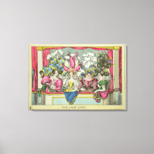 Toile Le premier balcon, édité par Thomas McLean, Lond