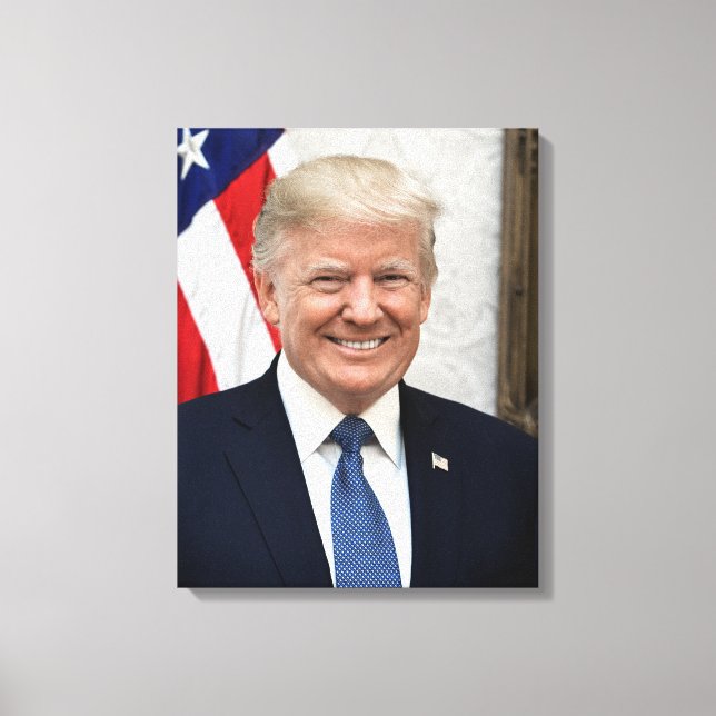 Toile Le président Donald Trump (Recto)