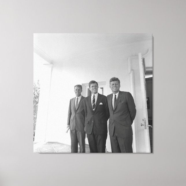 Toile Le président John Kennedy et les frères American C (Recto)