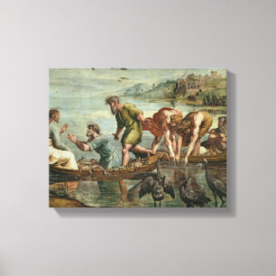 Toile Le projet miraculeux des poissons (dessin pour