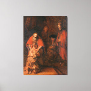 Toile Le Retour de l'Enfant Prodigue Rembrandt
